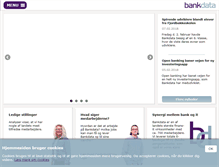Tablet Screenshot of bankdata.dk
